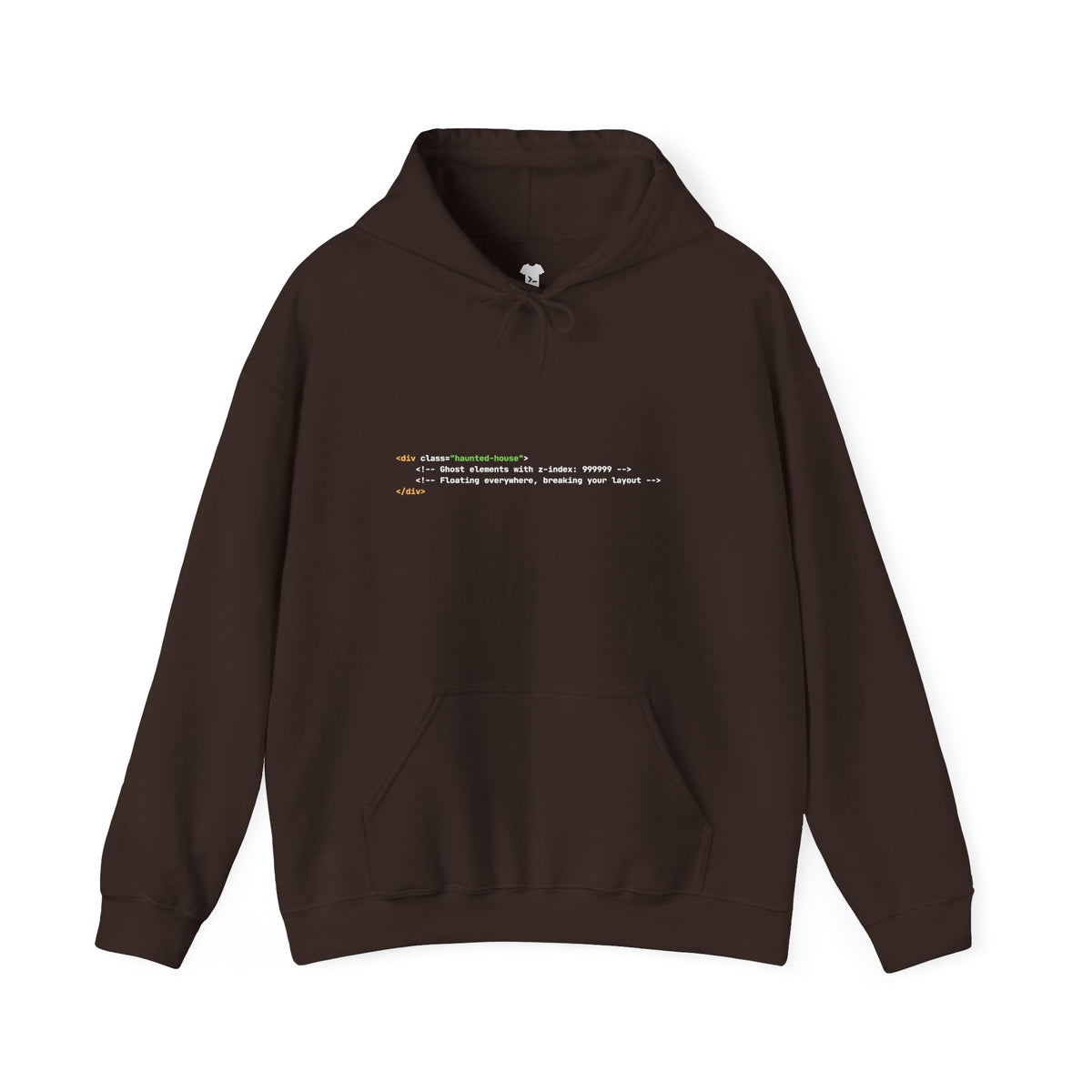 Git Dressed Hoodie — Programming Sweatshirt with 'git' Commit Code Design
