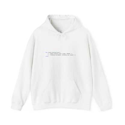 Git Dressed Hoodie — Programming Sweatshirt with 'git' Commit Code Design
