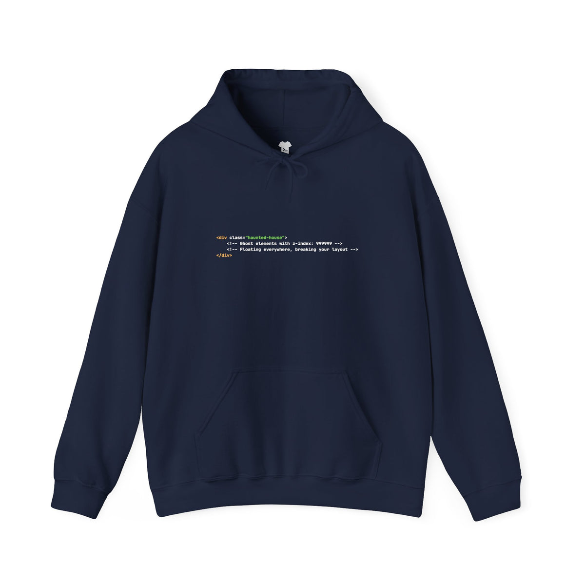Git Dressed Hoodie — Programming Sweatshirt with 'git' Commit Code Design