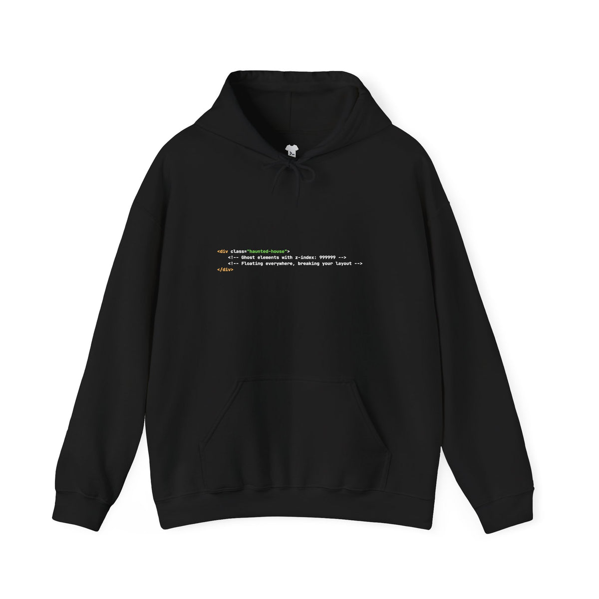 Git Dressed Hoodie — Programming Sweatshirt with 'git' Commit Code Design